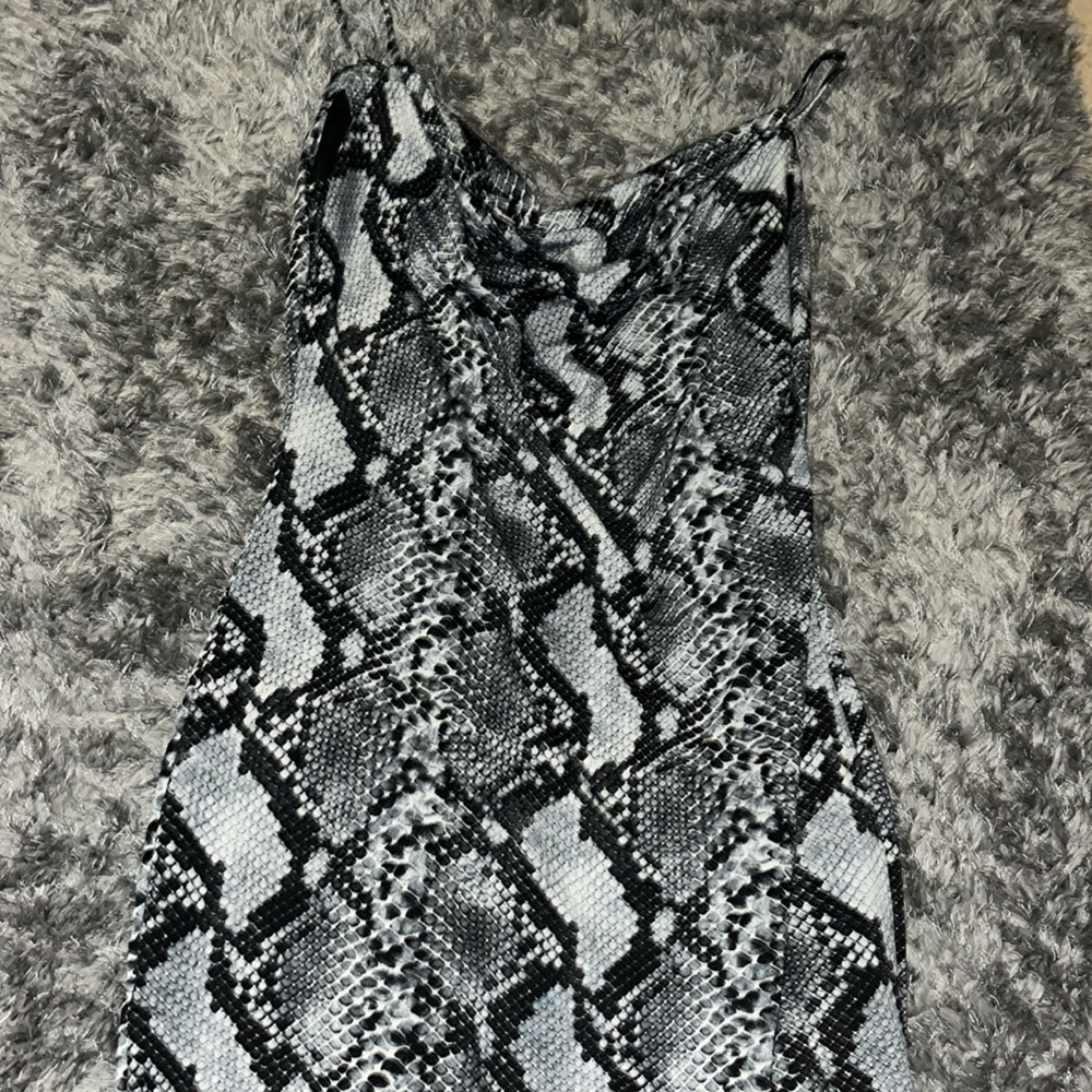 WORN ONCE COWL NECK MINI DRESS size 5/6
